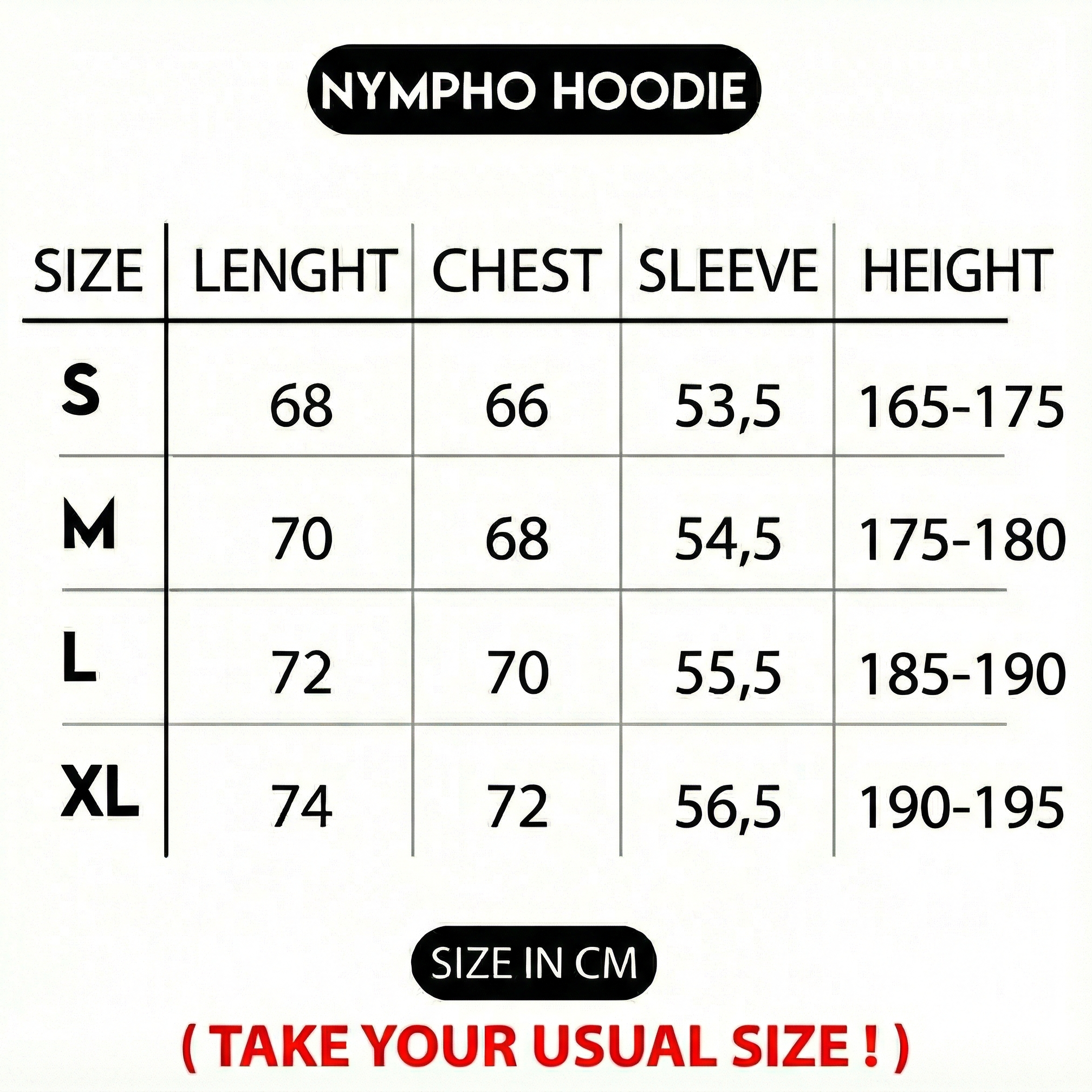 BLACK NYMPHO HOODIE