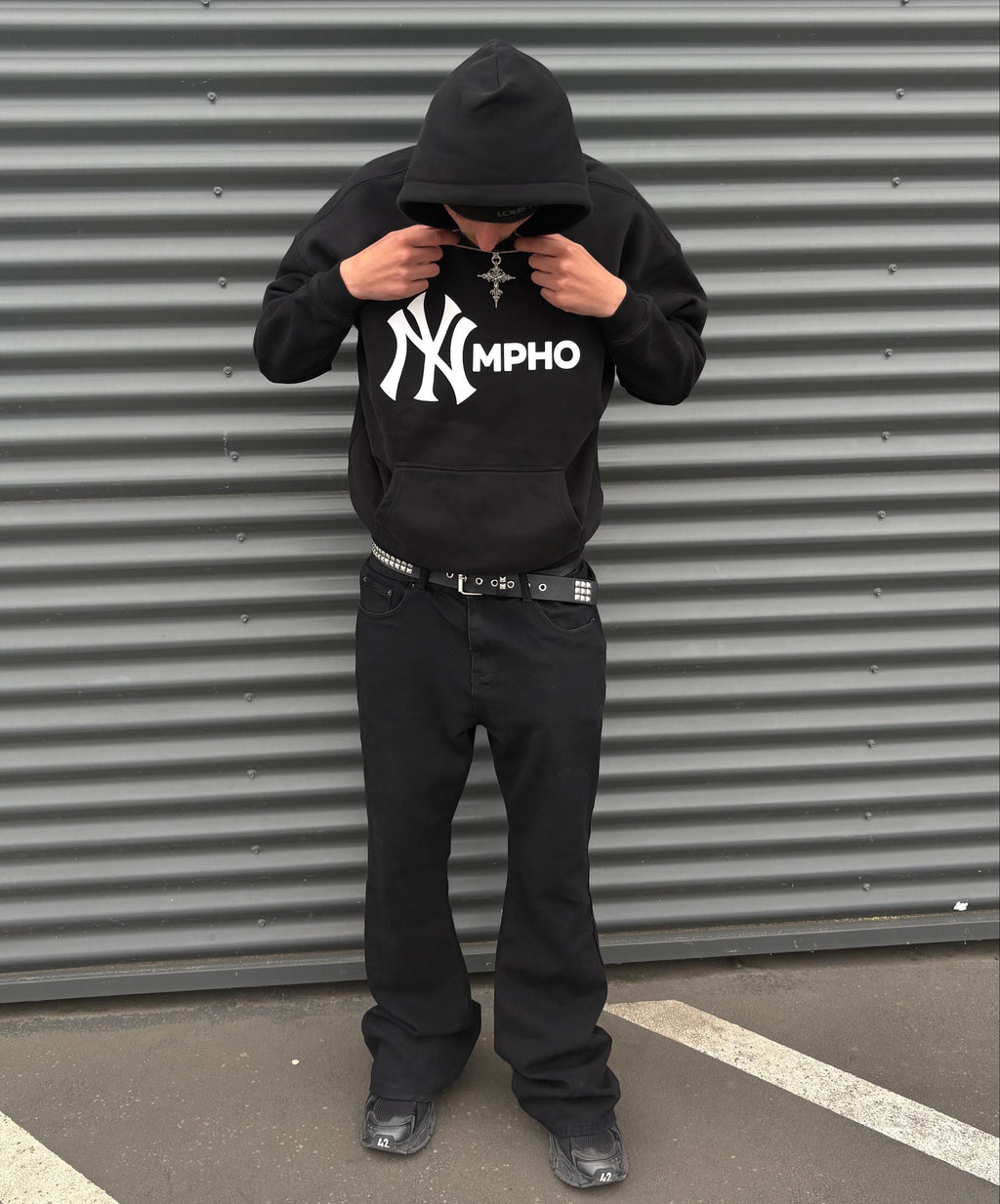 BLACK NYMPHO HOODIE