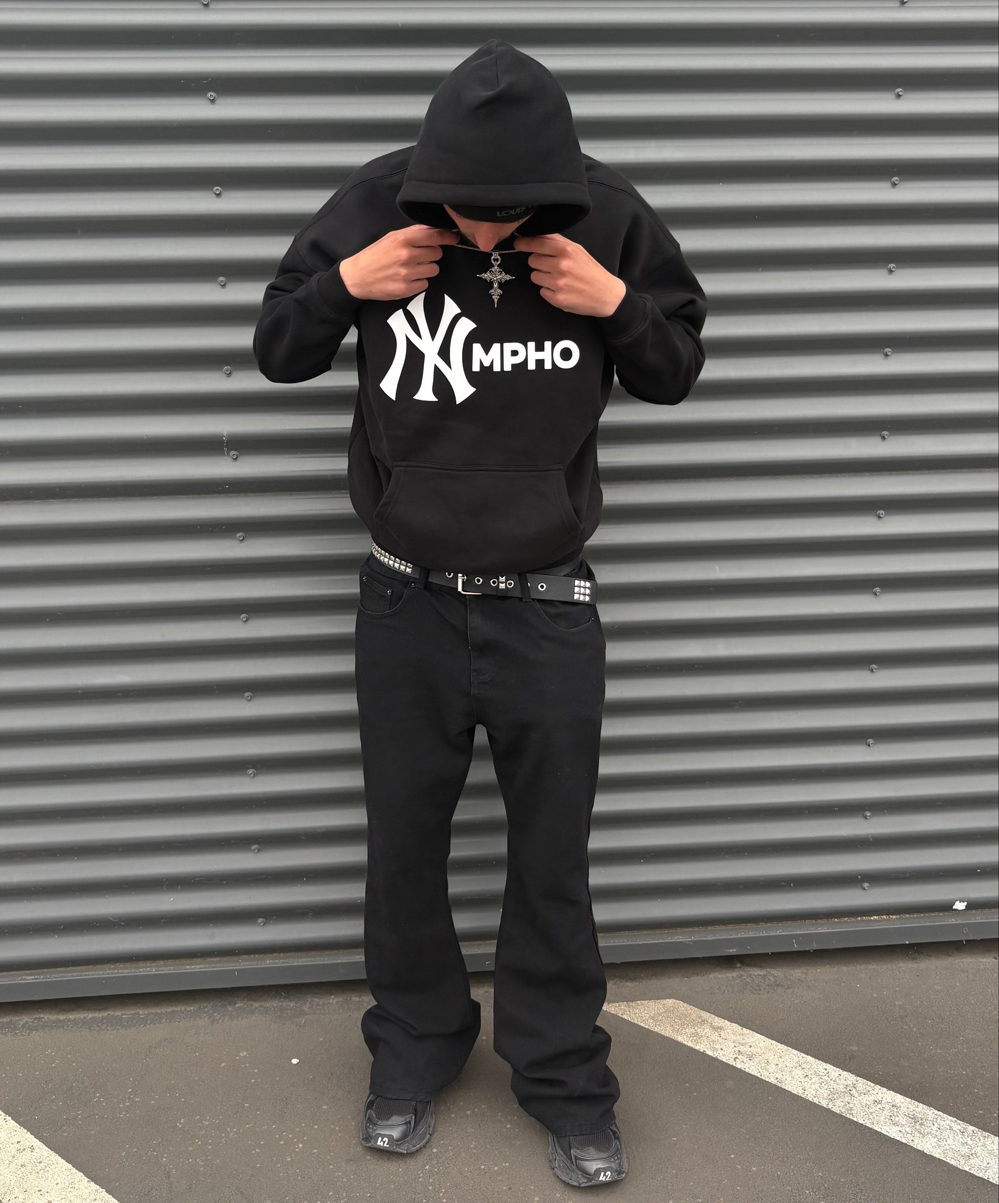 BLACK NYMPHO HOODIE